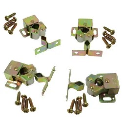 Zatrzask rolkowy żółty ocynk nylonowe rolki mod.11 4szt.