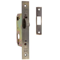 Zamek hakowy na wkładkę 50mm F22 prostokątne złoto antyczne mod. 500