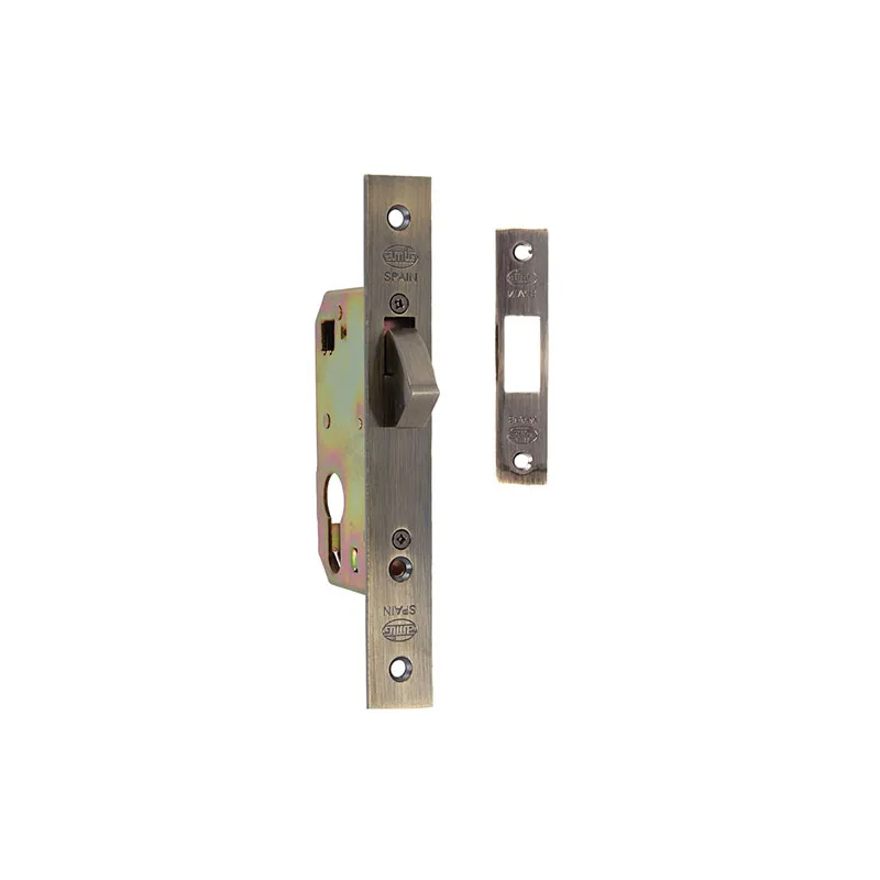 Zamek hakowy na wkładkę 50mm F22 prostokątne złoto antyczne mod. 500