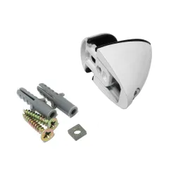 Podpórka do półki szklanej 1-10mm regulowana biała mod. 41