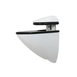 Podpórka do półki szklanej 1-10mm regulowana biała mod. 41