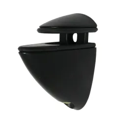 Podpórka do półki szklanej 1-10mm regulowana czarna mod. 41