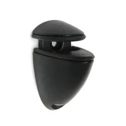 Podpórka do półki szklanej 1-10mm regulowana czarna mod. 41