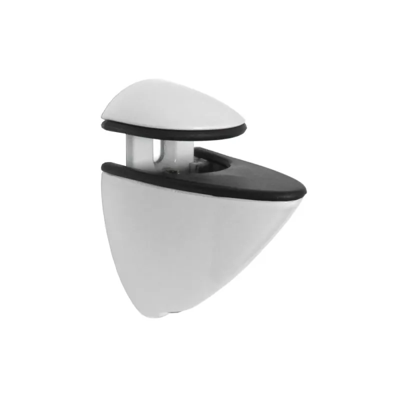 Podpórka półki szklanej 1-16mm regulowana biała mod.40