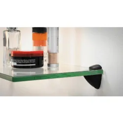 Podpórka półki szklanej 1-16mm regulowana czarna mod.40 Pelikan