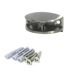 Podpórka półki szklanej 10mm nikiel satyna mod.31