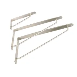 Wspornik półki stal nierdzewna INOX 240x120mm mod. 2000