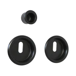 Uchwyty wpuszczane na klucz okrągłe stal czarna + naparstek mod. SCIVOLA-G