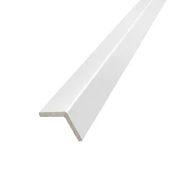 Kątownik 35x35-2,44M MDF z mel. biały SP