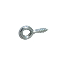 Haczyki oczkowe wkręcane 2x16mm oczko 4mm cynkowane 26szt.