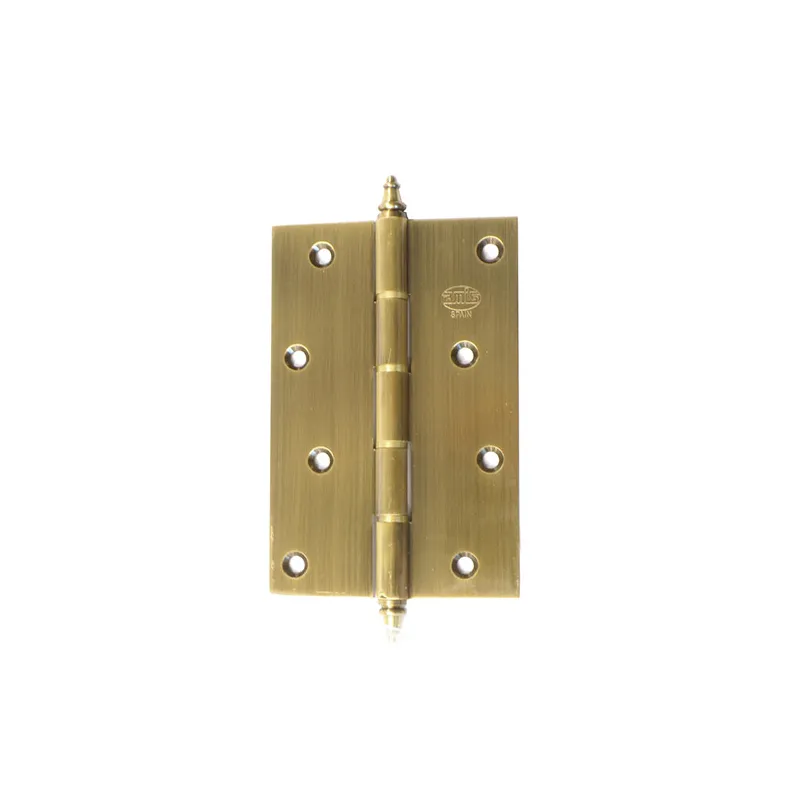 Zawias do drzwi 120x80mm mosiądz złoto antyczne splatany mod. 1008