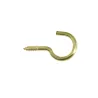 Hak półpełny haczyk wkręcany 3x39mm mosiądzowany 11szt.