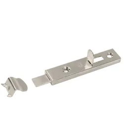 Zasuwka meblowa stalowa 70mm niklowana mod. 368