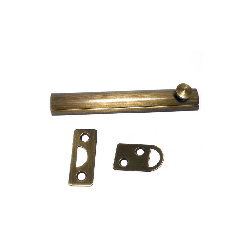 Zasuwka meblowa mosiężna 120mm złoto antyczne mod. 600