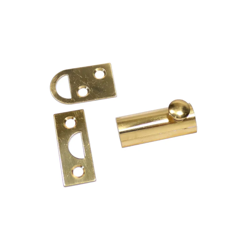 Zasuwka meblowa mosiężna 60mm mosiądz lakierowany mod. 600