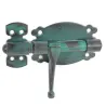Zasuwka stalowa 80x45mm zieleń antyczna mod. 484