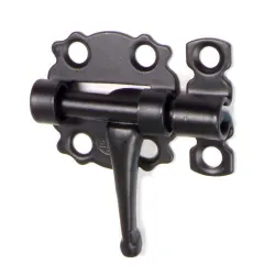 Zasuwka stalowa 30x30mm czarna mod. 484