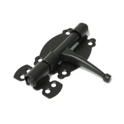 Zasuwka stalowa 80x45mm czarna mod. 484