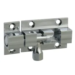 Zasuwka 392-40 mosiężna chromowana