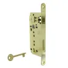 Zamek drzwiowy na klucz 90/50 mosiądzowany F22 PATENT GRANDE