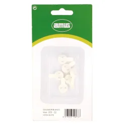 Wieszaczki haczyki wbijany 22x13mm kremowy 6szt. mod. 200 DIS