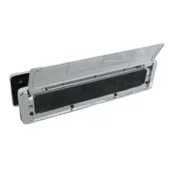 Wrzutnia na listy dwustronna ze szczotką 76x310mm chrom polysk 40-80 mod. NU MAIL