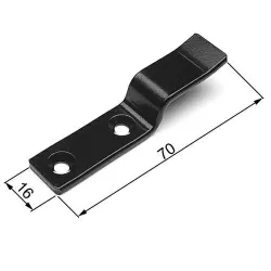 Blaszka stabilizująca do okiennic łamanych czarna AGB