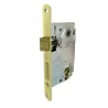 Zamek drzwiowy na wkładkę 85/50 mosiądzowany F22 CENTRO z ryglem