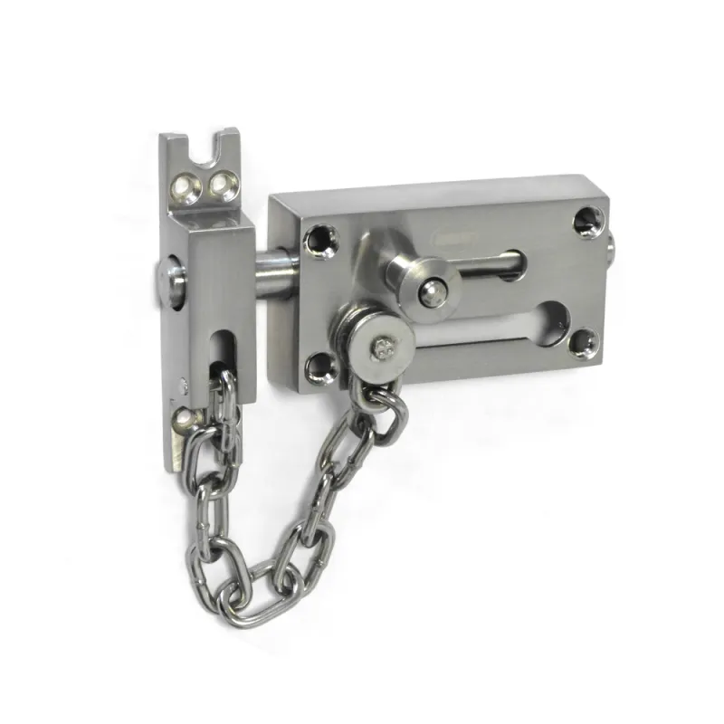 Zasuwa z łańcuchem 80x45mm chrom mat mod. 475