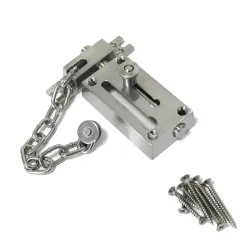 Zasuwa z łańcuchem 80x45mm chrom mat mod. 475