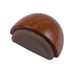 Odbój drewniany mahoń / brąz 48x23mm odbojnik podłogowy mod. 406