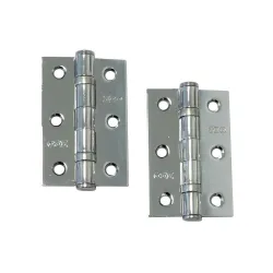 Zawias drzwiowy 76x50x2mm chromowany 2szt.