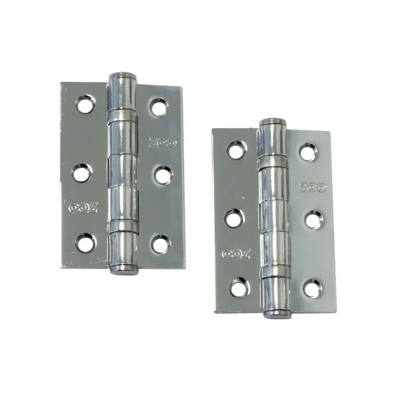 Zawias drzwiowy 76x50x2mm chromowany 2szt.