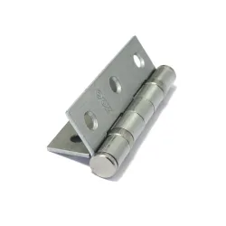 Zawias do drzwi 76x50mm stal chrom satyna splatany 2szt.