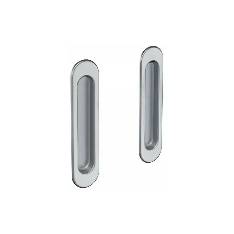 Uchwyty wpuszczane owalne mos. chrom satyna SCIVOLA-F