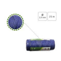 Szpagat sznurek pleciony polipropylen 2,5mm 25m niebieski mod. 20180 DIS