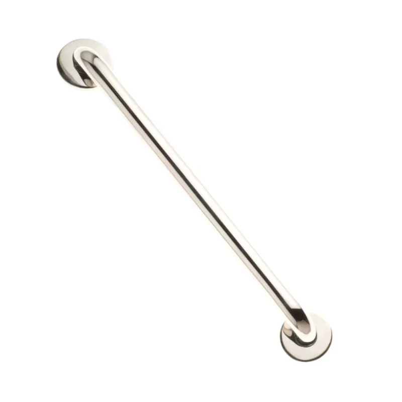 Pochwyt drzwiowy 600mm stal nierdzewna inox na okrągłych szyldach mod.5