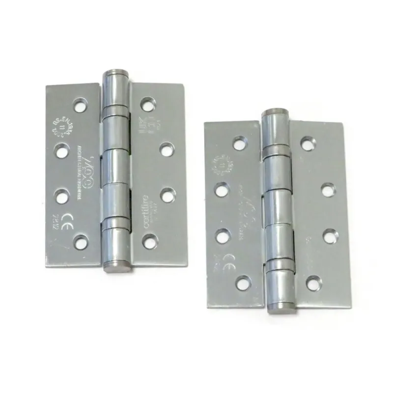 Zawias stalowy 102x76mm chrom satyna 2szt. łożyskowany mod. ZHS43