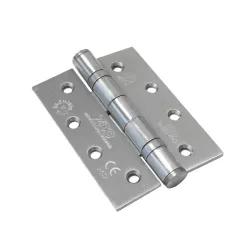 Zawias stalowy 102x76mm chrom satyna 2szt. łożyskowany mod. ZHS43