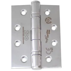 Zawias do drzwi 102x76mm stal nierdzewna INOX połysk splatany 3szt.
