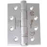 Zawias do drzwi 102x76mm stal nierdzewna INOX połysk splatany 3szt.