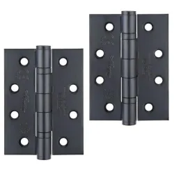 Zawias do drzwi 102x76mm stal nierdzewna INOX czarny splatany 2szt.