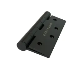 Zawias do drzwi 102x76mm stal nierdzewna INOX czarny splatany 2szt.