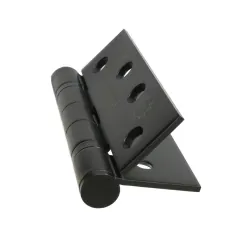 Zawias do drzwi 102x76mm stal nierdzewna INOX czarny splatany 2szt.