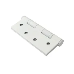 Zawias do drzwi 102x76mm stal nierdzewna biały splatany 2 szt.