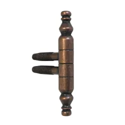 Zawias wkręcany ozdobny 13x87mm barok brązowy AGB mod. 131