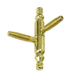 Zawias wkręcany ozdobny 13mm barok mosiądzowany mod. 131 AGB