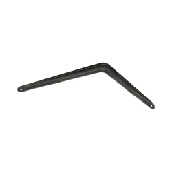 Wspornik półki stalowy czarny 300x250mm mod. 6