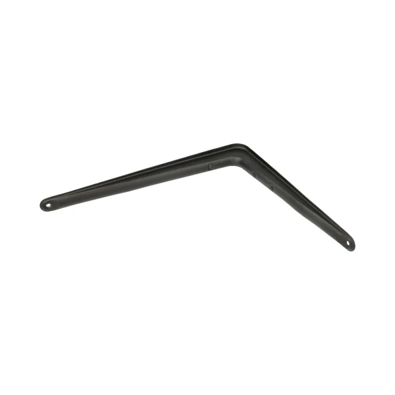 Wspornik półki stalowy czarny 300x250mm mod. 6
