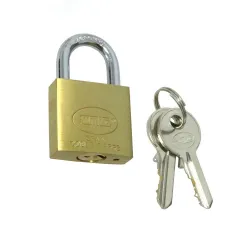 Kłódka mosiężna 30mm ten sam klucz podwójne ryglowanie mod.10